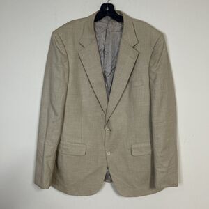 James Barclay Men’s Sport Coat Blazer Tan Beige Size 34R Bernard Hill
